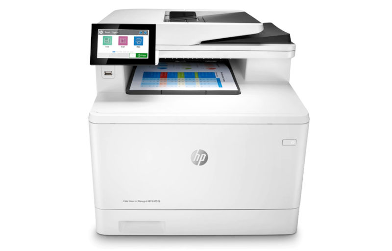 impresoras multifuncionales color HP LaserJet Managed E47528f alicante
